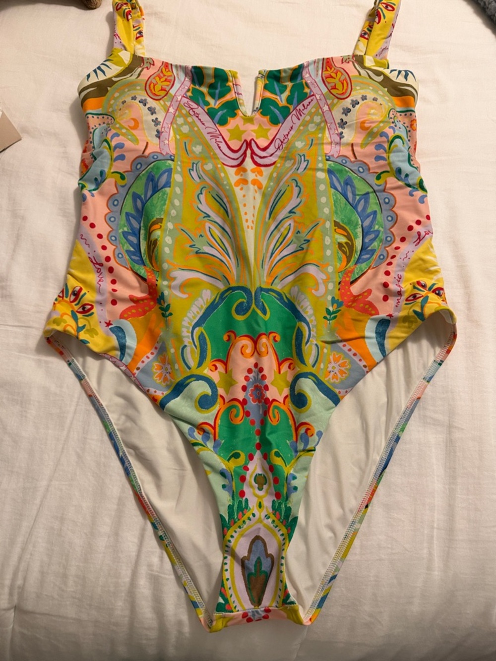 ANTONIO MELANI Multicolor Paisley One-Piece Swimsuit